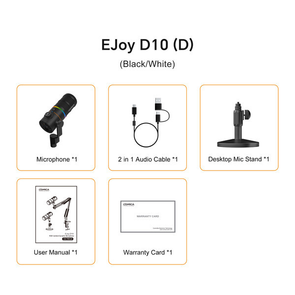 میکروفون داینامیک کامیکا مدل EJOY D10 D
