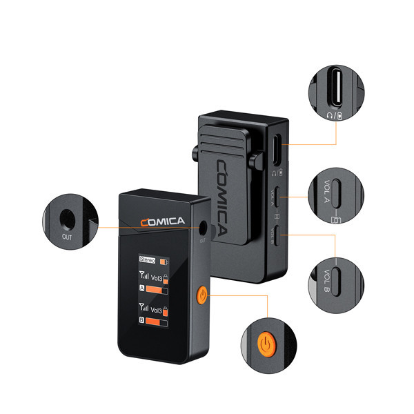 ست میکروفن بی سیم کامیکا مدل Vimo C3