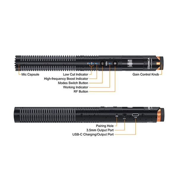 میکروفن شات گان کامیکا مدل CVM-VM30