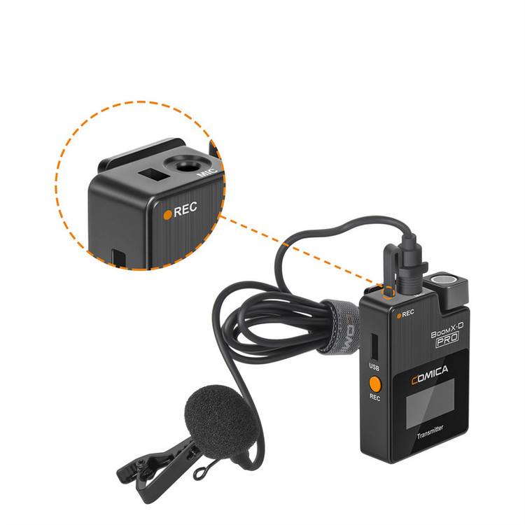 ست میکروفن بی سیم کامیکا مدل BoomXD Pro D2