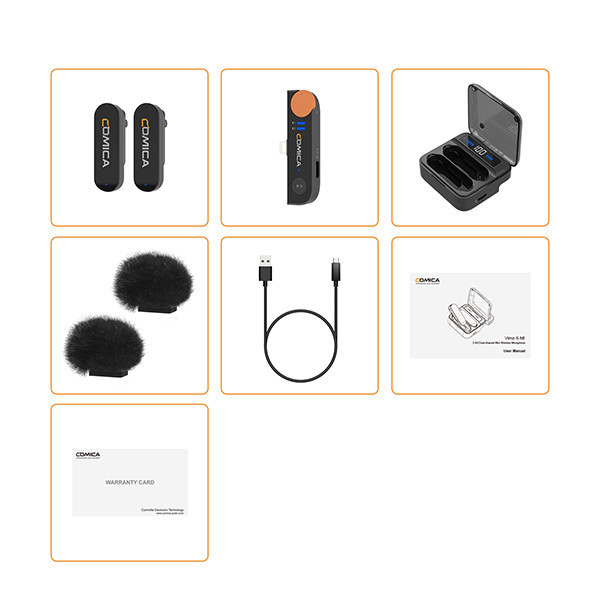 ست میکروفن بی سیم کامیکا مدل vimo s-mi