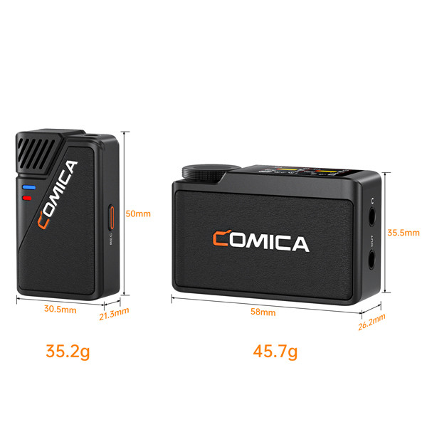 ست میکروفن بی سیم کامیکا مدل BooMax با درگاه اتصال تایپ سی و جک 3.5 میلی متری