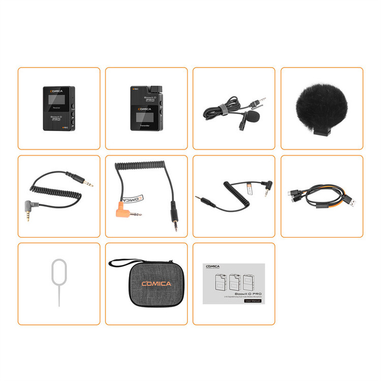 ست میکروفن بی سیم کامیکا مدل BoomX-D Pro D1