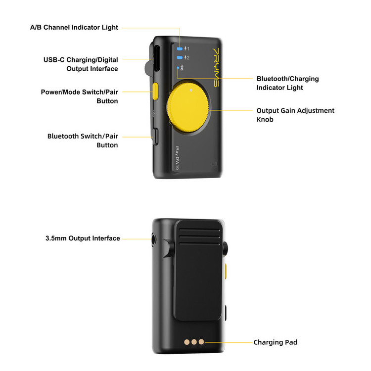 میکروفن بی سیم سون ریمز مدل iRay DW10