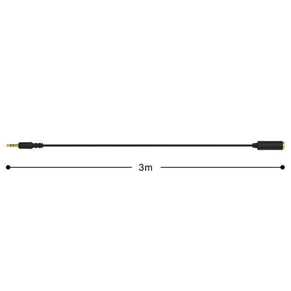 کابل افزایش طول 3.5 میلیمتر کامیکا مدل CVM-CP-CPX طول 3 متر