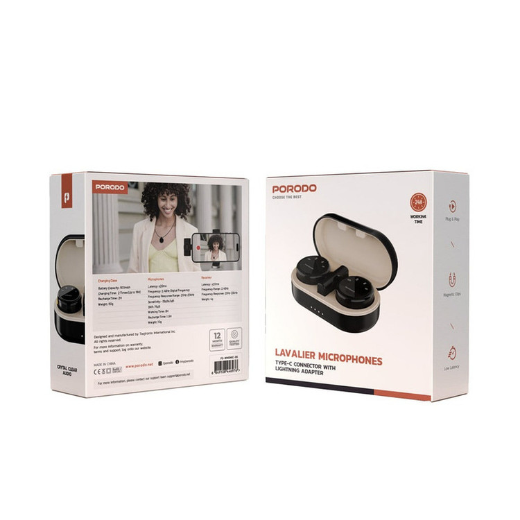 میکروفن یقه ای پرودو مدل PD-WMDMIC-BK