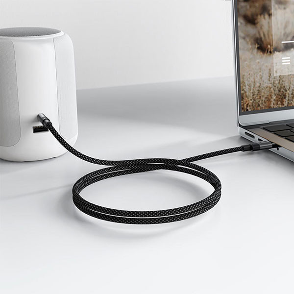 کابل تبدیل AUX به USB-C ایس فست مدل J11 طول 1 متر