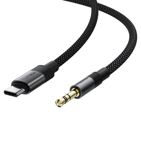کابل تبدیل AUX به USB-C ایس فست مدل J11 طول 1 متر