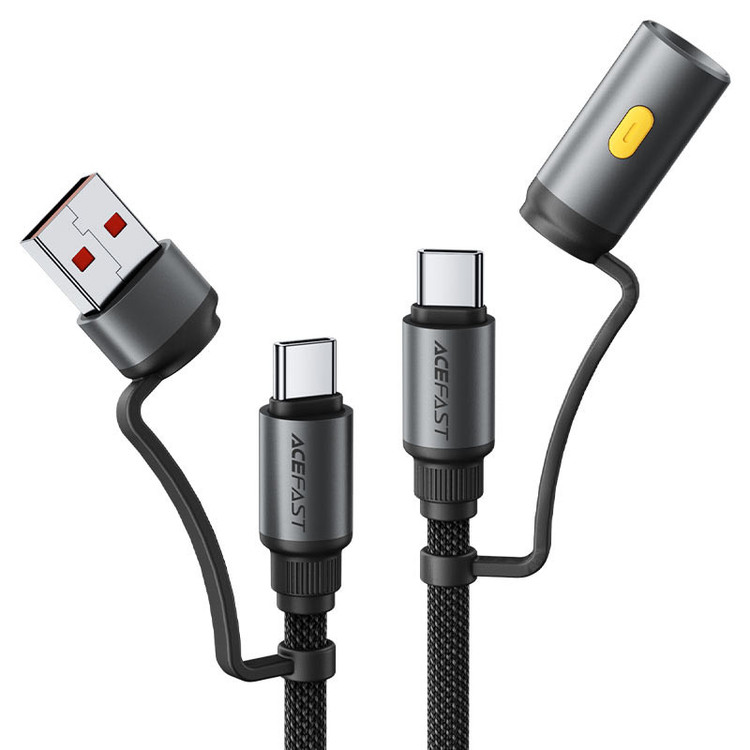 کابل تبدیل USB/USB-C به USB-C ایس فست مدل J5 طول 1.2 متر