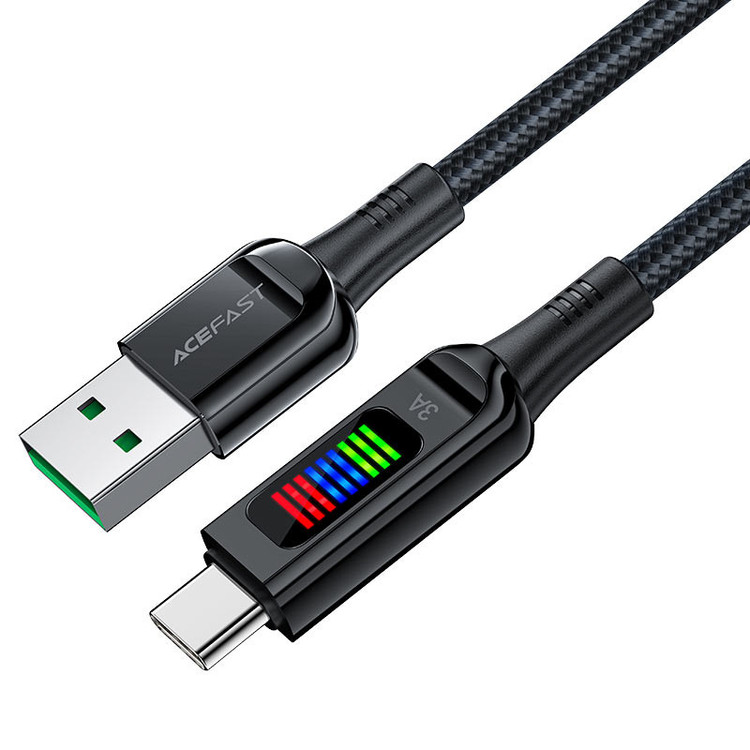 کابل USB به USB-C ایس فست مدل C7-04 طول 1.2 متر