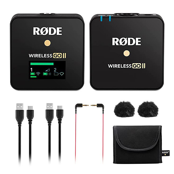 ست میکروفن بی سیم رود مدل WIRELESS GO II