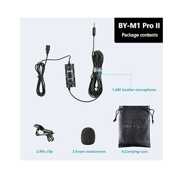 میکروفن یقه ای بویا مدل BYM1 PRO II