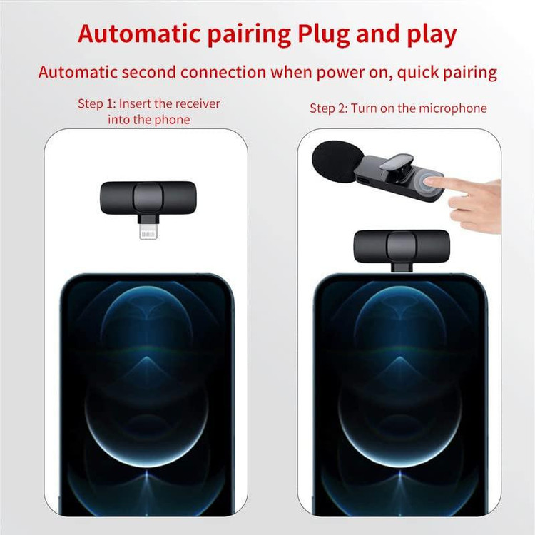 میکروفن بی سیم مدل k8 wireless microphone
