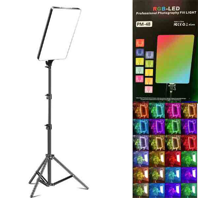 نور ثابت ال ای دی RGB مدل PM-48