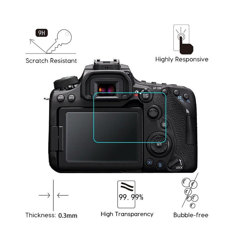 محافظ صفحه نمایش دوربین مدل R90D مناسب برای کانن 90D