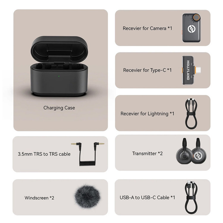 میکروفن یقه ای هالی لند مدل LARK M2S Combo ULTIMATE