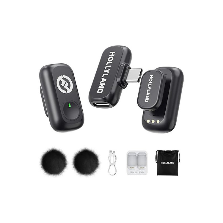 میکروفن بیسیم هالی لند مدل A1 با درگاه اتصال USB-C (اصلی)
