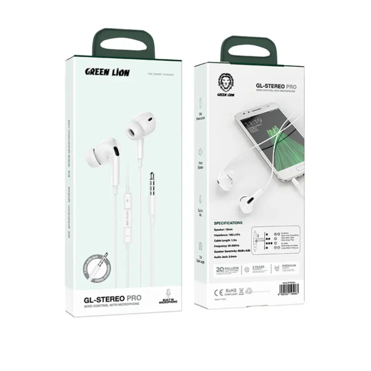 هندزفری گرین لاین مدل GL-STEREO pro