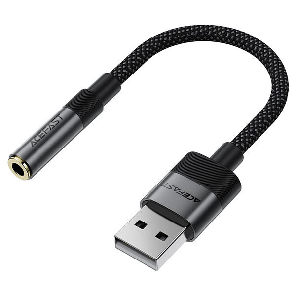 کابل تبدیل USB-C به جک 3.5 میلی متری ایس فست مدل J13 طول 0.15 متر
