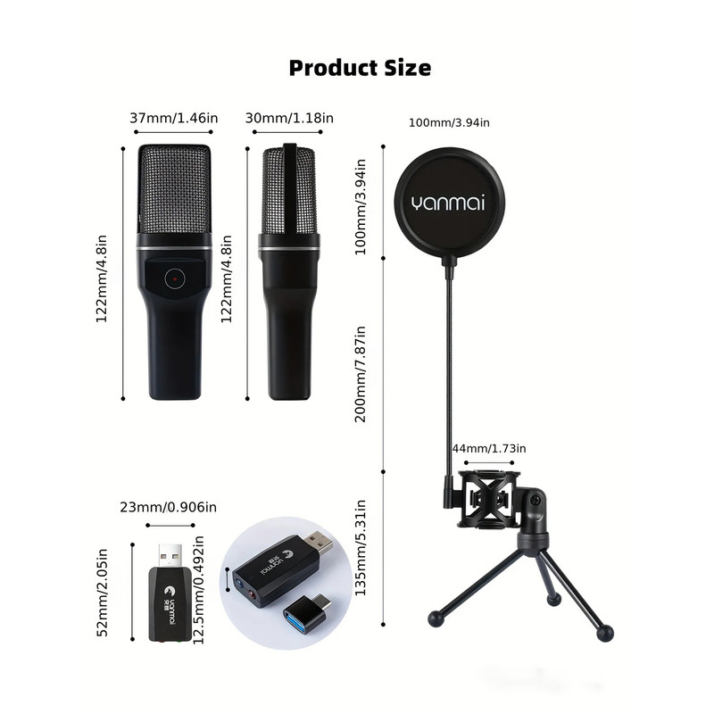 میکروفون استودیویی اتصال بیسیم مدل SF-777W