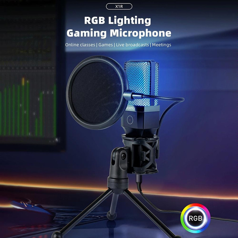 میکروفون استودیویی اتصال بیسیم مدل SF-777W