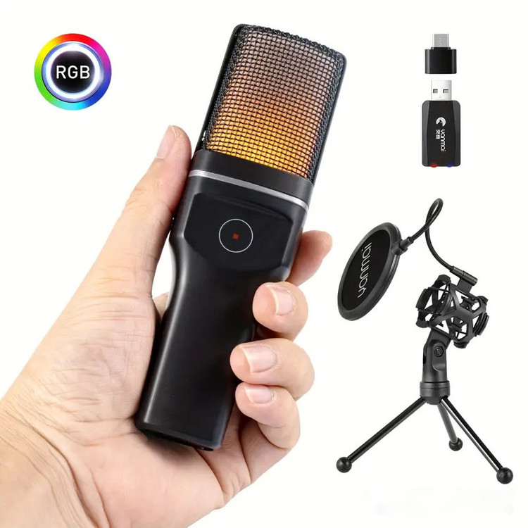 میکروفون استودیویی اتصال بیسیم مدل SF-777W