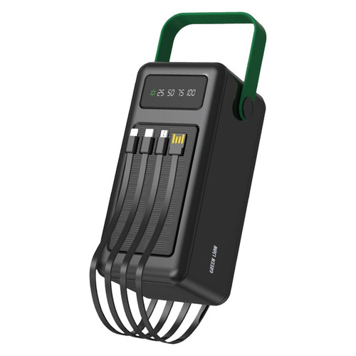 پاوربانک خورشیدی گرین لاین مدل SOLAR MAX ظرفیت 80000 میلی آمپر ساعت