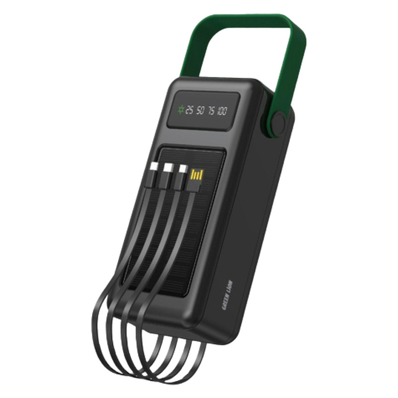 پاوربانک خورشیدی گرین لاین مدل SOLAR MAX ظرفیت 50000 میلی آمپر ساعت