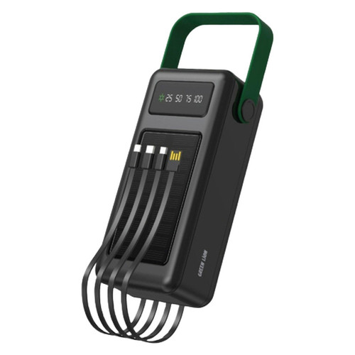 پاوربانک خورشیدی گرین لاین مدل SOLAR MAX ظرفیت 50000 میلی آمپر ساعت