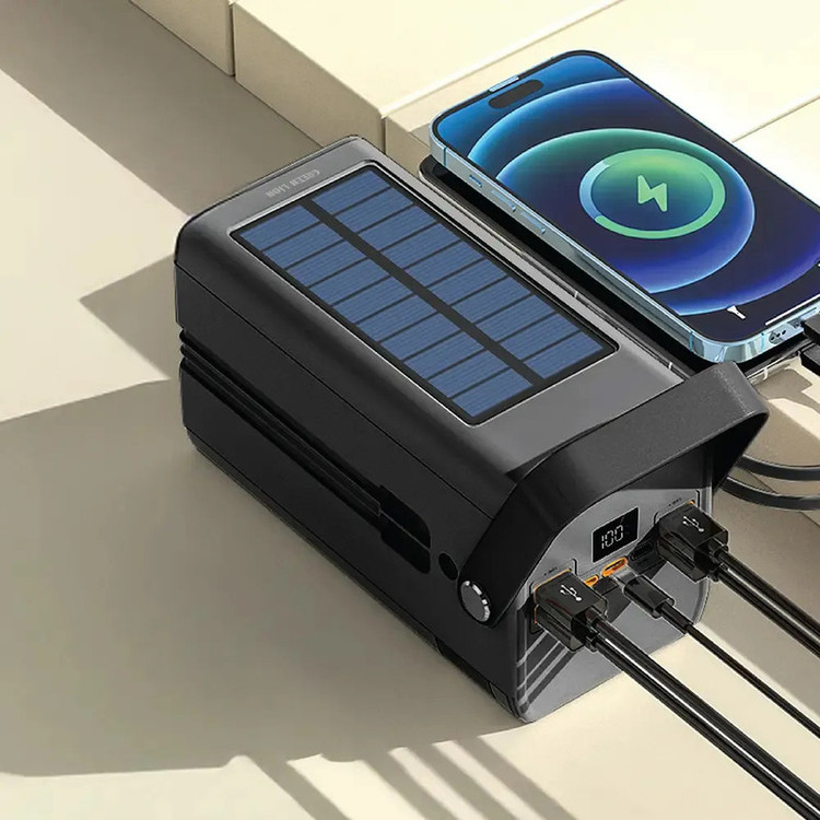 پاوربانک 22.5 وات گرین لاین مدل Solar X ظرفیت 100000 میلیآمپرساعت