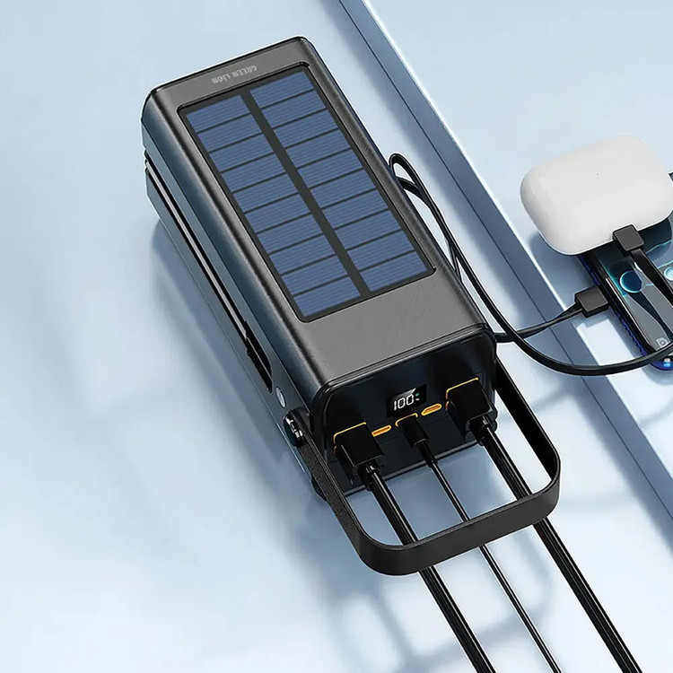 پاوربانک 22.5 وات گرین لاین مدل Solar X ظرفیت 100000 میلیآمپرساعت