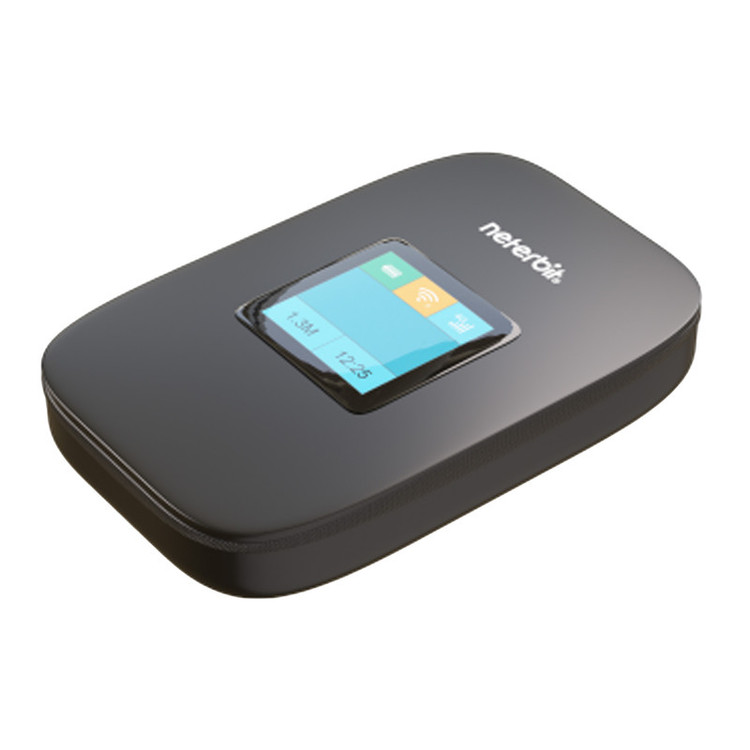 مودم جیبی همراه سیم کارتی 4G LTE نتربیت مدل NWR-945X با باتری 3000 میلیآمپر ساعت، پشتیبانی از Wi-Fi 6، سرعت دانلود تا 150 مگابیت بر ثانیه، اتصال بیش از 10 کاربر و فایروال NAT