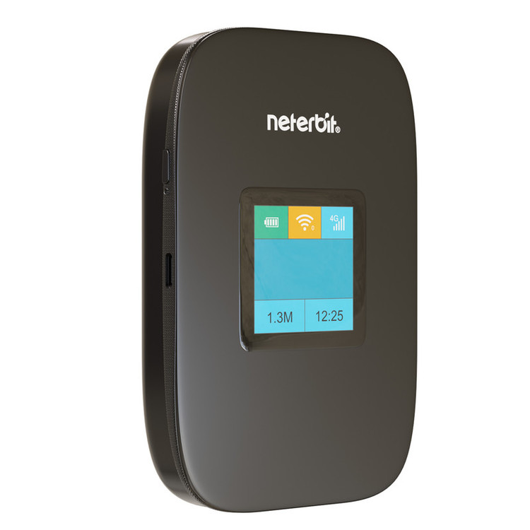 مودم جیبی همراه سیم کارتی 4G LTE نتربیت مدل NWR-945X با باتری 3000 میلیآمپر ساعت، پشتیبانی از Wi-Fi 6، سرعت دانلود تا 150 مگابیت بر ثانیه، اتصال بیش از 10 کاربر و فایروال NAT