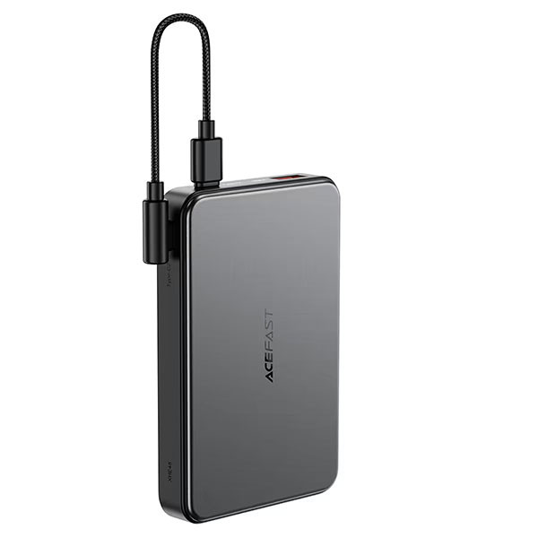 پاوربانک وایرلس 22.5 وات ایس فست مدل M31 ظرفیت 10000 میلی‌آمپرساعت به همراه کابل USB-C