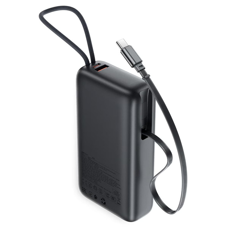 پاوربانک 45 وات ایس فست مدل M34 ظرفیت 20000 میلی‌آمپرساعت به همراه کابل USB-C