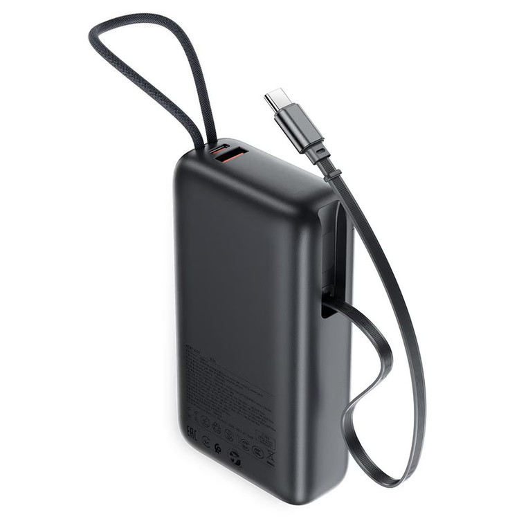 پاوربانک 45 وات ایس فست مدل M34 ظرفیت 20000 میلیآمپرساعت به همراه کابل USB-C