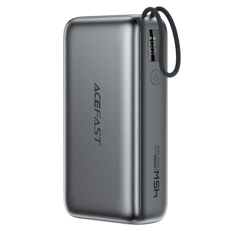 پاوربانک 45 وات ایس فست مدل M34 ظرفیت 20000 میلیآمپرساعت به همراه کابل USB-C
