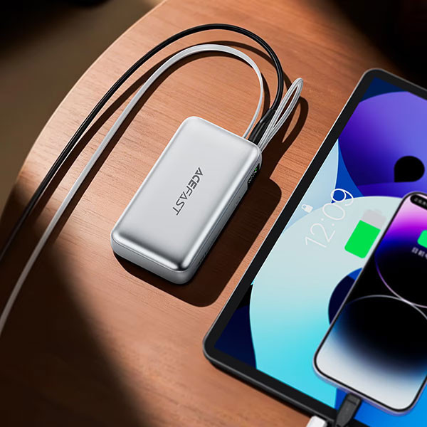 پاوربانک 35 وات ایس فست مدل M32 ظرفیت 10000 میلیآمپرساعت به همراه کابل USB-C