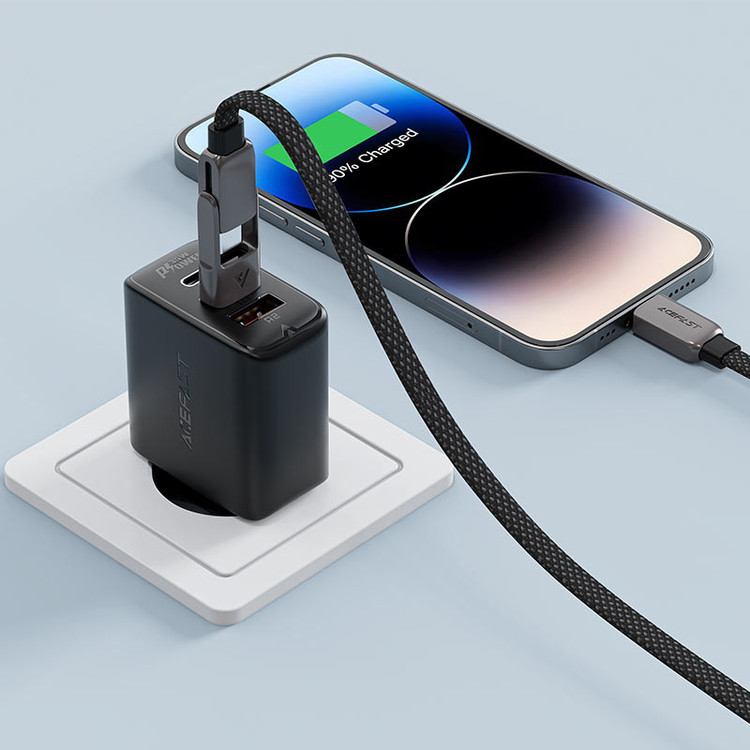 کابل تبدیل USB/USB-C به USB-C ایس فست مدل C13-04 طول 1.2 متر