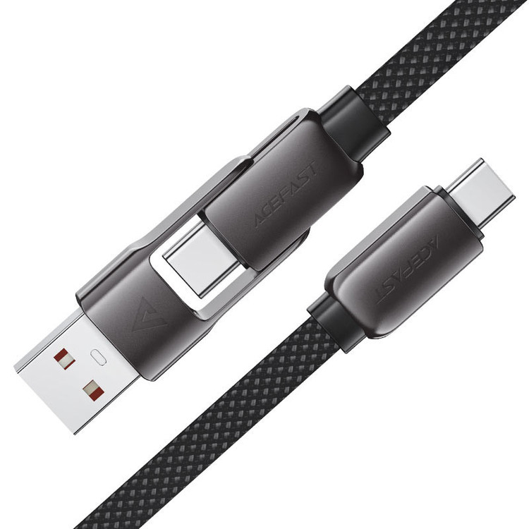 کابل تبدیل USB/USB-C به USB-C ایس فست مدل C13-04 طول 1.2 متر