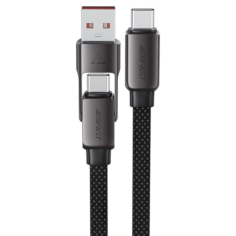 کابل تبدیل USB/USB-C به USB-C ایس فست مدل C13-04 طول 1.2 متر