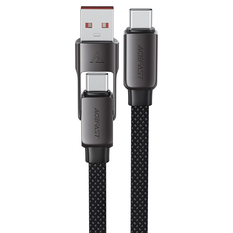 کابل تبدیل USB/USB-C به USB-C ایس فست مدل C13-05 طول 0.2 متر