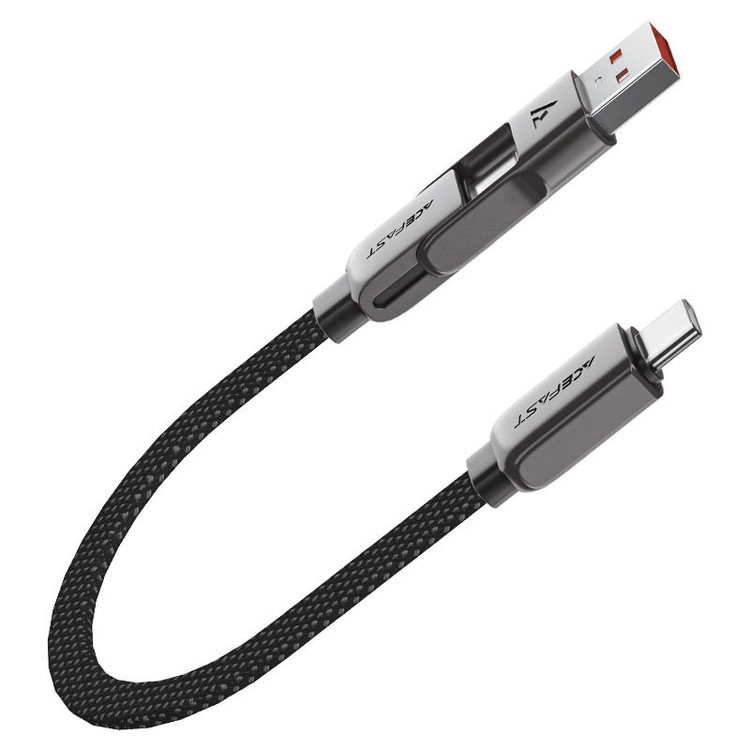 کابل تبدیل USB/USB-C به USB-C ایس فست مدل C13-05 طول 0.2 متر